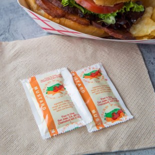 Salad Fresh Yellow Mustard 5.5 Gram Portion Packets - 500/Case Salad Fresh Yellow Mustard 5.5 Gram Portion Packets - 500/Case