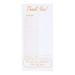 Choice 1 Part Tan and White Guest Check with Beverage Lines and Bottom Guest Receipt - 2,000/Case