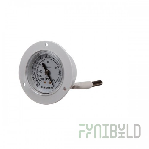 Hussmann 0443312 Thermometer-2 Dial White