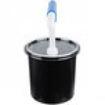 Cambro 1.7 Qt. Black Insulated ColdFest Condiment Dispenser Kit with Maxi Pump and Cover Cambro 1.7 Qt. Black Insulated ColdFest Condiment Dispenser Kit with Maxi Pump and Cover