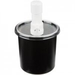 Cambro 1.7 Qt. Black Insulated ColdFest Condiment Dispenser Kit with Maxi Pump and Cover Cambro 1.7 Qt. Black Insulated ColdFest Condiment Dispenser Kit with Maxi Pump and Cover