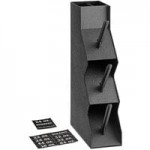 ServSense Black 6-Section Countertop Condiment Organizer - 8