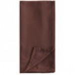Oxford Chocolate Brown 100% Spun Polyester Satin Band Cloth Napkins, 20 Oxford Chocolate Brown 100% Spun Polyester Satin Band Cloth Napkins, 20