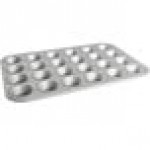 Fat Daddio's MFN-MINI ProSeries 24 Cup 1.1 oz. Anodized Aluminum Mini Muffin / Cupcake Pan - 17