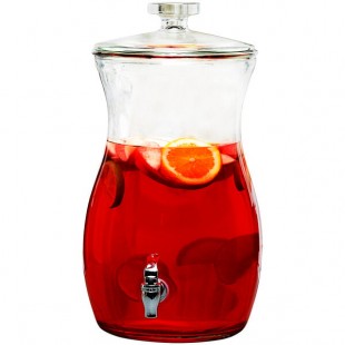 Stylesetter Magnolia Grove 2.7 Gallon Glass Beverage Dispenser by Jay Companies Stylesetter Magnolia Grove 2.7 Gallon Glass Beverage Dispenser by Jay Companies