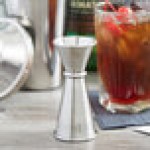 American Metalcraft JG3 0.75 oz. & 1.5 oz. Stainless Steel Japanese Style Jigger