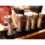 American Metalcraft JG3 0.75 oz. & 1.5 oz. Stainless Steel Japanese Style Jigger