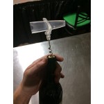 Franmara 3010-21 Traveler's Translucent Red Customizable Plastic Corkscrew and Bottle Opener
