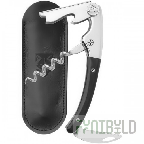 Clos Laguiole Corkscrew with Black Horn Handle 3252 BX