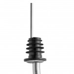 Acopa Stainless Steel Liquor Pourer with Flip Cap - 12/Pack