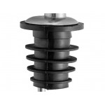 Acopa Stainless Steel Liquor Pourer with Flip Cap - 12/Pack