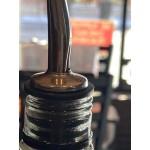 Acopa Stainless Steel Liquor Pourer with Flip Cap - 12/Pack