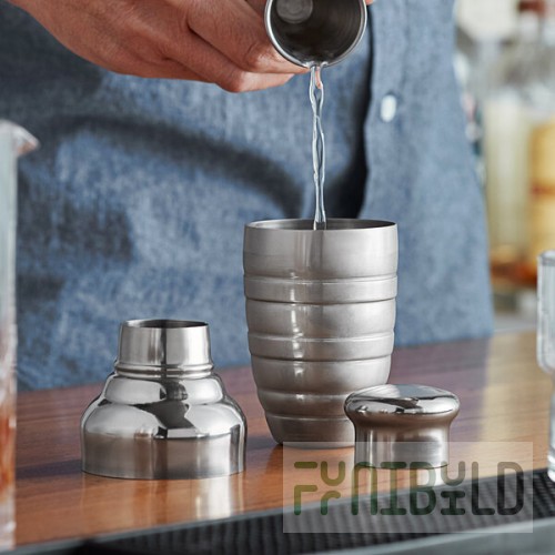 American Metalcraft BHS109 8 oz. Stainless Steel Beehive Shaker