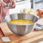 Matfer Bourgeat 11 Qt. Stainless Steel Hemispherical Mixing Bowl 703035