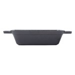 American Metalcraft CIPRT5336 9 oz. Pre-Seasoned Mini Cast Iron Rectangular Casserole Dish