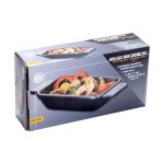 American Metalcraft CIPRT5336 9 oz. Pre-Seasoned Mini Cast Iron Rectangular Casserole Dish