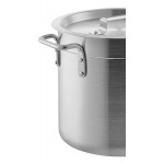 Choice 12 Qt. Standard Weight Aluminum Stock Pot with Cover Choice 12 Qt. Standard Weight Aluminum Stock Pot with Cover