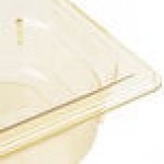 Vollrath 9062410 Super Pan® 1/6 Size Amber High Heat Plastic Food Pan - 2 1/2 Vollrath 9062410 Super Pan® 1/6 Size Amber High Heat Plastic Food Pan - 2 1/2