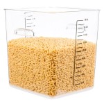 Rubbermaid® 18 Qt. Clear Square Polycarbonate Food Storage Container Rubbermaid® 18 Qt. Clear Square Polycarbonate Food Storage Container