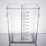 Rubbermaid® 18 Qt. Clear Square Polycarbonate Food Storage Container Rubbermaid® 18 Qt. Clear Square Polycarbonate Food Storage Container