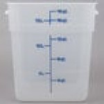 Rubbermaid® 18 Qt. Clear Square Polycarbonate Food Storage Container Rubbermaid® 18 Qt. Clear Square Polycarbonate Food Storage Container