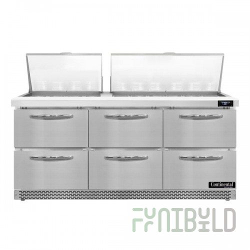 Continental Refrigerator SW72N30M-FB-D 72