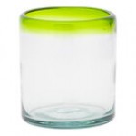 10 Strawberry Street Cobalt Rim 12 oz. Rocks / Double Old Fashioned Glass - 6/Case