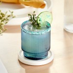 Acopa Lore 10 oz. Blue Rocks / Old Fashioned Glass - 12/Case