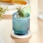 Acopa Lore 10 oz. Blue Rocks / Old Fashioned Glass - 12/Case