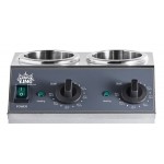Carnival King Double 32 oz. Sauce / Topping Bottle Warmer - 400W, 120V