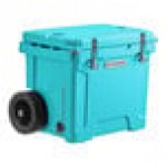 CaterGator CG35BLW Sky Blue 35 Qt. Mobile Rotomolded Outdoor Cooler / Ice Chest