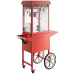 Carnival King Popcorn Popper Royalty Series Kit with 8 oz. Popper and Cart - 120V, 1350W Carnival King Popcorn Popper Royalty Series Kit with 8 oz. Popper and Cart - 120V, 1350W