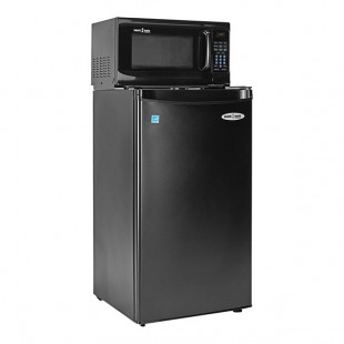 Danby 3.3MF4-7A1 One Plug 3.3 Cu. Ft. Black Solid Door Reach-In Refrigerator with Microwave Danby 3.3MF4-7A1 One Plug 3.3 Cu. Ft. Black Solid Door Reach-In Refrigerator with Microwave