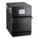 TurboChef Eco Black Electric Countertop Rapid Cook Ventless Oven with One Touch Controls - 208/240V, 1 Phase