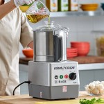 Robot Coupe R402A 2-Speed Combination Food Processor with 4.7 Qt. / 4.5 Liter Stainless Steel Bowl, Continuous Feed & 2 Discs - 2 hp