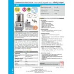 Robot Coupe R402A 2-Speed Combination Food Processor with 4.7 Qt. / 4.5 Liter Stainless Steel Bowl, Continuous Feed & 2 Discs - 2 hp