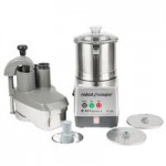Robot Coupe R402A 2-Speed Combination Food Processor with 4.7 Qt. / 4.5 Liter Stainless Steel Bowl, Continuous Feed & 2 Discs - 2 hp