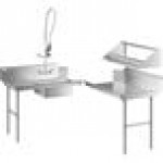 Regency 16-Gauge 7' Soiled / Dirty Dish Table with 3-Compartment Sink - 16 Regency 16-Gauge 7' Soiled / Dirty Dish Table with 3-Compartment Sink - 16