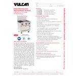 Vulcan 36C-2B24GTN Endurance Natural Gas 2 Burner 36 Vulcan 36C-2B24GTN Endurance Natural Gas 2 Burner 36