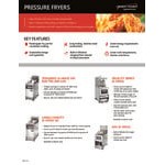 Henny Penny PFG691 8-Head Natural Gas High-Volume Pressure Fryer with Computron 8000 Controls - 100,000 BTU