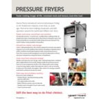 Henny Penny PFG691 8-Head Natural Gas High-Volume Pressure Fryer with Computron 8000 Controls - 100,000 BTU