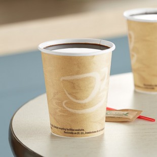 Solo Mistique 10 oz. Single-Sided Poly Paper Hot Cup - 1,000/Case Solo Mistique 10 oz. Single-Sided Poly Paper Hot Cup - 1,000/Case