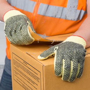 Cordova Aramid / Cotton Grip Gloves with Two-Sided PVC Dotted Coating - Extra Large - 12/Pack Cordova Aramid / Cotton Grip Gloves with Two-Sided PVC Dotted Coating - Extra Large - 12/Pack