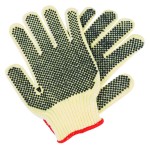 Cordova Aramid / Cotton Grip Gloves with Two-Sided PVC Dotted Coating - Extra Large - 12/Pack Cordova Aramid / Cotton Grip Gloves with Two-Sided PVC Dotted Coating - Extra Large - 12/Pack