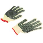 Cordova Aramid / Cotton Grip Gloves with Two-Sided PVC Dotted Coating - Extra Large - 12/Pack Cordova Aramid / Cotton Grip Gloves with Two-Sided PVC Dotted Coating - Extra Large - 12/Pack