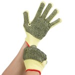 Cordova Aramid / Cotton Grip Gloves with Two-Sided PVC Dotted Coating - Extra Large - 12/Pack Cordova Aramid / Cotton Grip Gloves with Two-Sided PVC Dotted Coating - Extra Large - 12/Pack