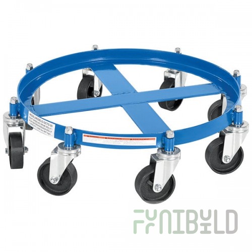 Vestil 2,000 lb. Steel Drum Dolly with (8) 4