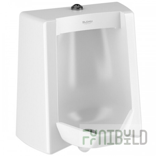 Sloan 1101209 Vitreous China Standard Retrofit Washdown Urinal - 0.125 to 1.0 GPF