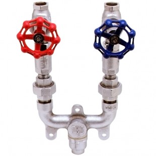 T&S MV-0771-12N Wall Mount Mixing Valve with 3/4