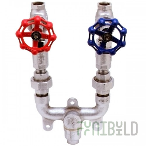 T&S MV-0771-12N Wall Mount Mixing Valve with 3/4